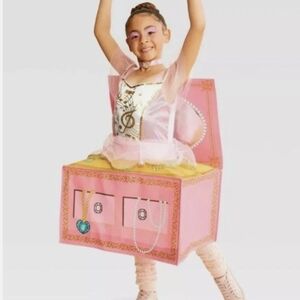 HYDE & EEK - Girls Charming Pink Ballerina Jewelry Box Costume